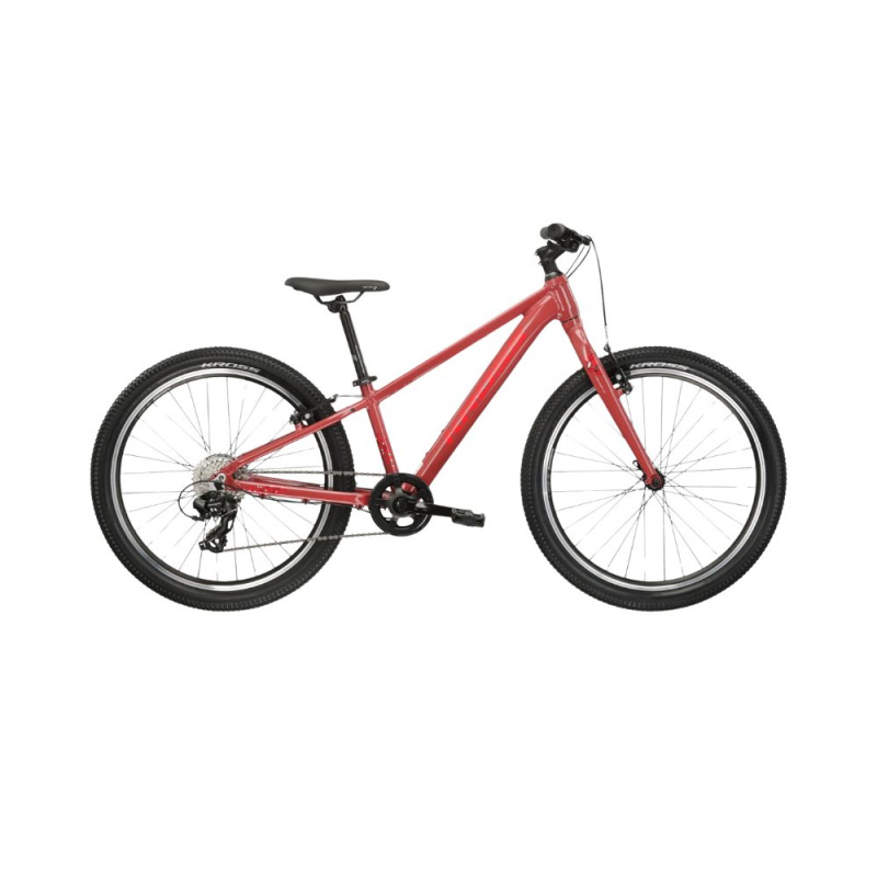 Juniorské dívčí kolo Kross LEA JR 1.0 24" Gen 007 12" (115-155 cm) bordo