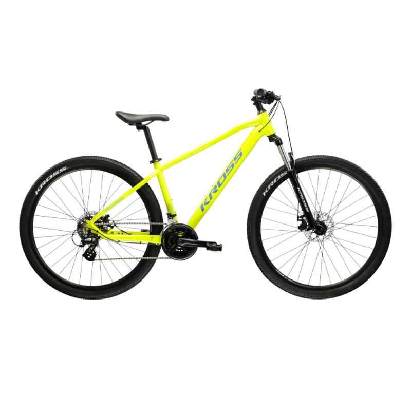 Horské kolo Kross Hexagon 2.0 29" Gen 008 XXL (21", 185-194 cm) limetková zelená / modrá / lesk