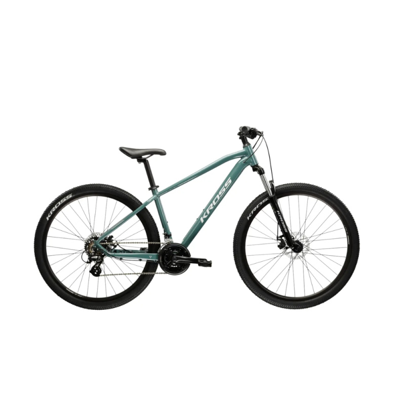 Horské kolo Kross Hexagon 2.0 29" Gen 008 M (17", 165-175 cm) zelená / stříbrná / lesk