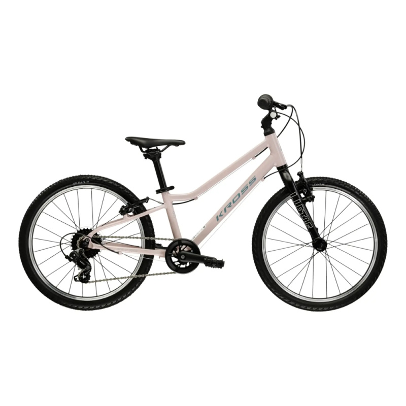Dětské kolo Kross Liftie 20" - model 2025 10" (115-130 cm) růžová / grafitová / matný