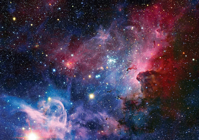 Puzzle Galaxy: Infračervený pohled na Mlhovinu Carina 500 dílků