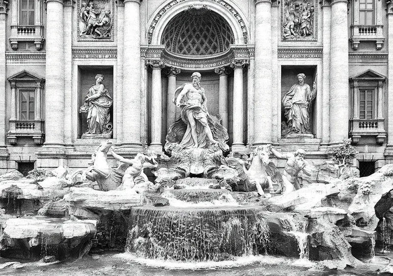INTERDRUK Puzzle Cesta kolem světa: Fontána di Trevi, Itálie 500 dílků