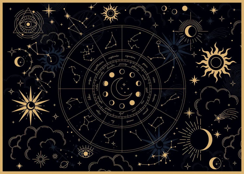Puzzle Zvěrokruh Galaxy 1000 dílků