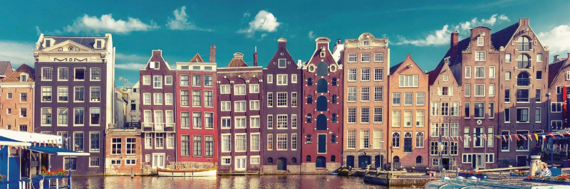Panoramatické puzzle Amsterdam 1000 dílků