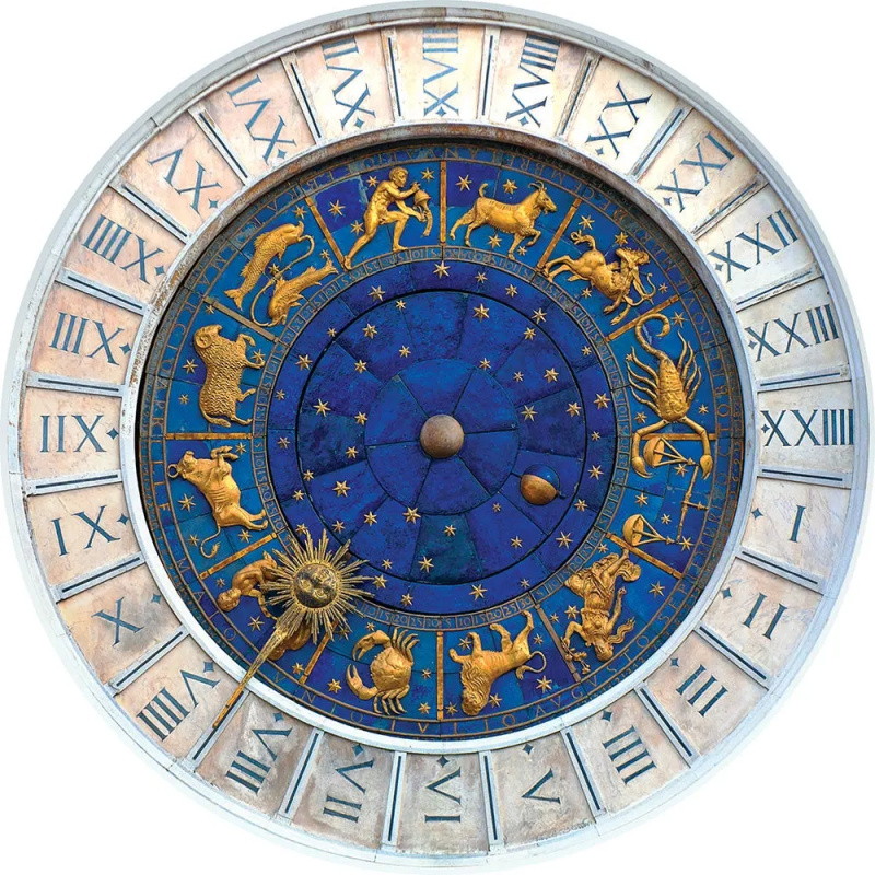 Kulaté puzzle Around the World Znamení 500 dílků