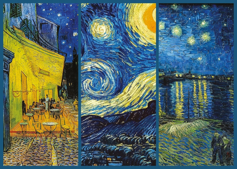 Puzzle Art: Noční koláž 1000 dílků