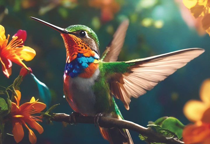 Puzzle Příroda: Kolibřík 250 Dílů