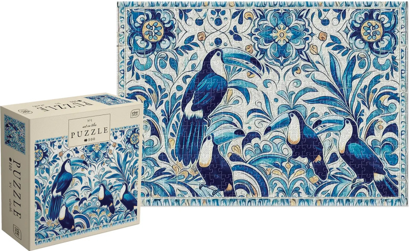 puzzle art na dlaždicích tukani 500 dílků