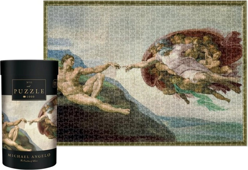 Puzzle Stvoření Adama 1000 dílků – umění INTERDRUK