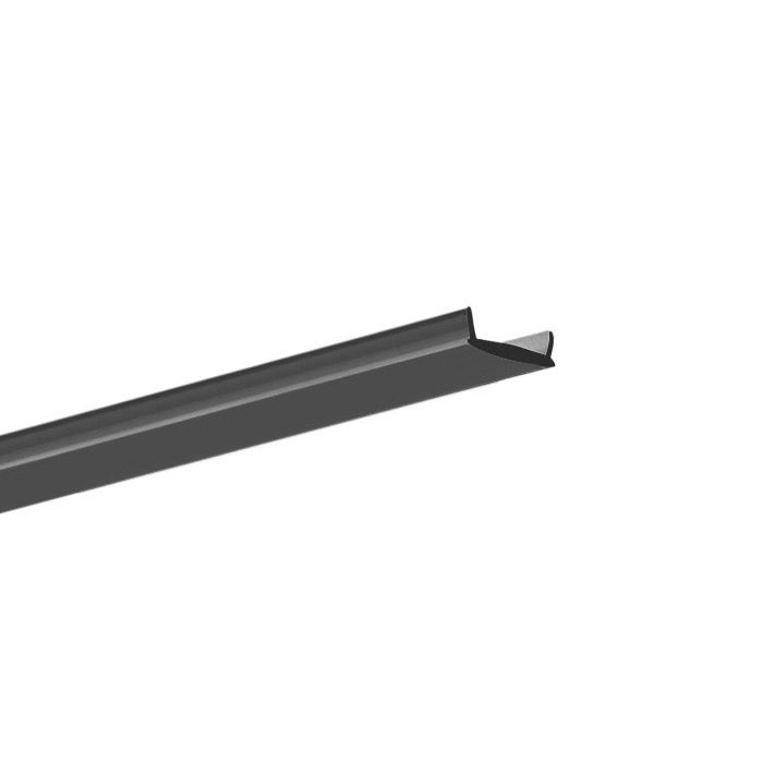 Difuzor KLUŚ LIGER-11 pro LED hliníkové profily černý 2m