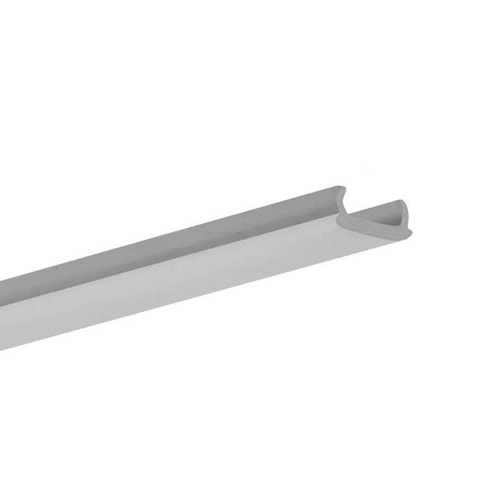 Difuzor KLUŚ TECH-10 pro LED hliníkové profily šedý 3m