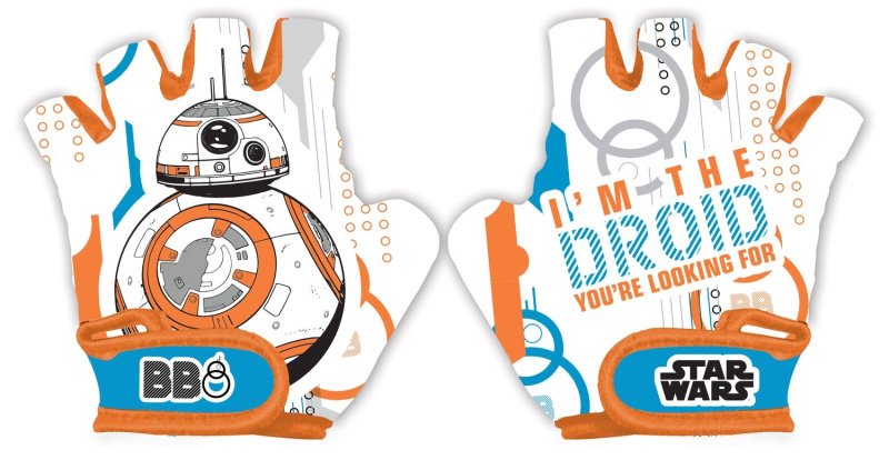 Star Wars dětské cyklistické rukavice velikost S - 1 kus