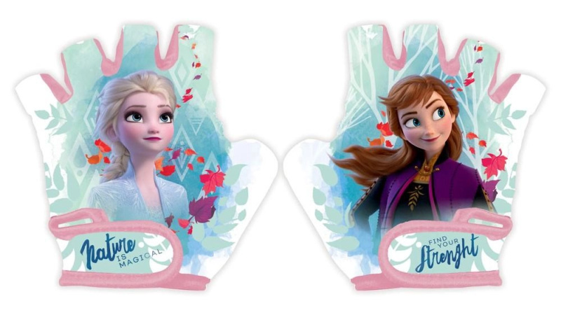Dětské cyklistické rukavice Frozen růžové