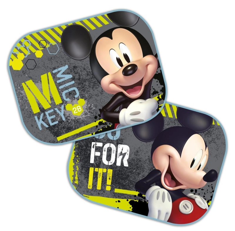 Sluneční clony do auta Mickey Mouse - sada 2 ks