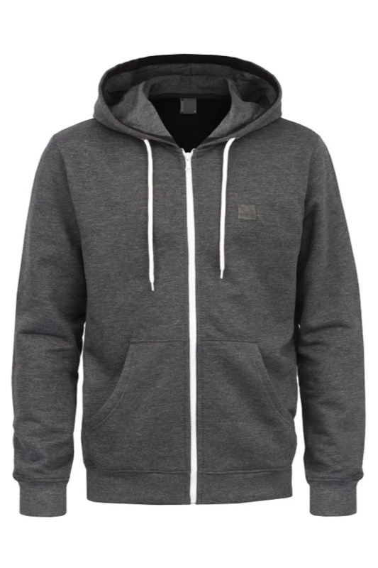 KARIM BLOUSE melanžový grafit L