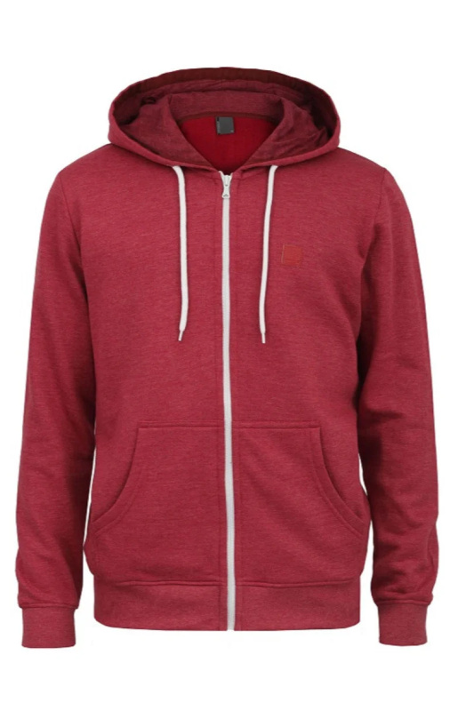 MIKINA KARIM 3XL-4XL BORDO MELANGE 3XL