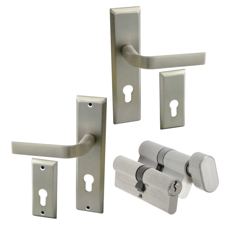 O.K. Doors Sada kování P55 typ 011/03 s otevíráním dovnitř, vložky 35/45, 35/45K