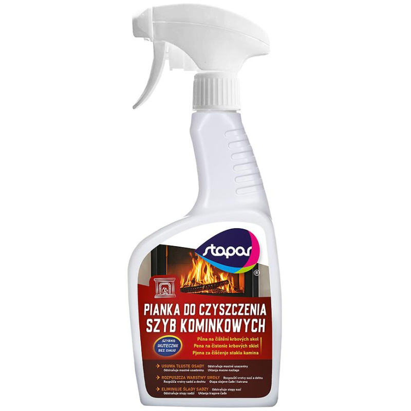 Čisticí prostředek na skla krbů 500 ml