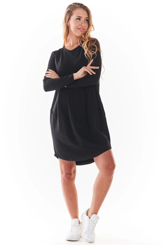 Dámské šaty M241 černé - Infinite You L/XL