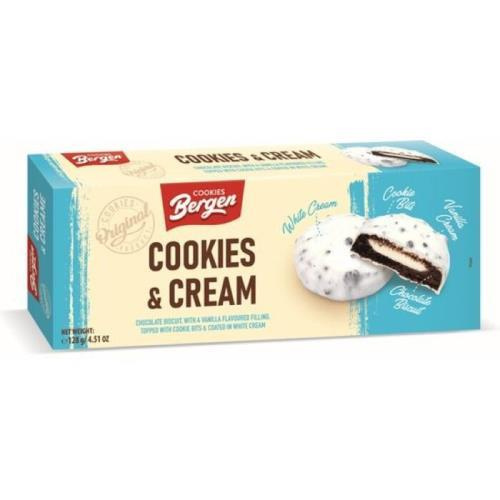 Bergen cookies cookies & cream 128g