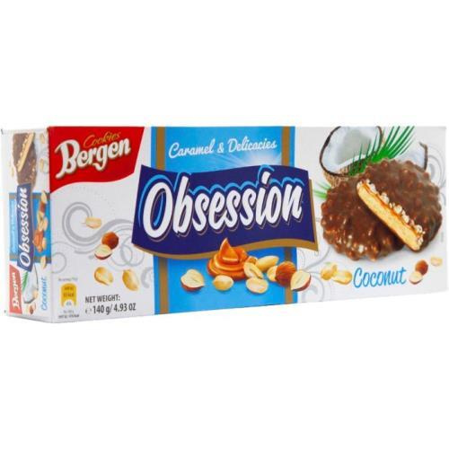 Bergen obsession cookies caramel&delicacies coconut 128g