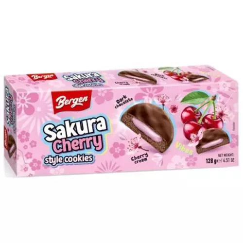 Bergen Obsession cookies sakura cherry 128g
