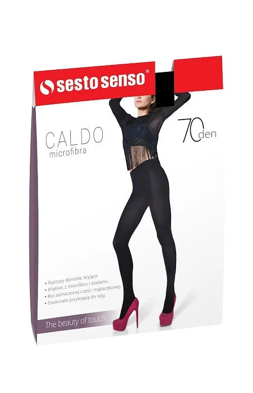 Dámské punčochové kalhoty Sesto Caldo 70 den 2-4 caffe 1/2-XS/S
