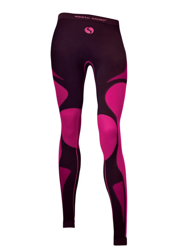 Dámské kalhoty THERMO ACTIVE BLACK-BORDO M