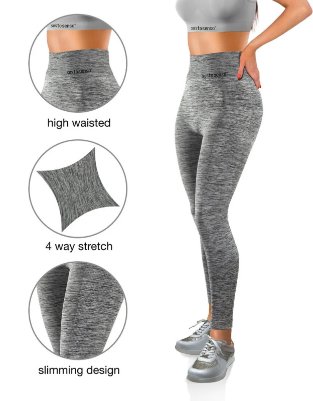 Dámské fitness legíny THERMOFIT 1828/CL22 MELANGE L/XL