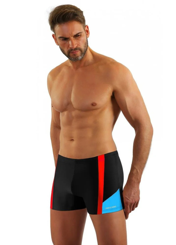 Plavecké boxerky Sesto Senso art.379 Maxi 3XL-4XL grafit 3XL