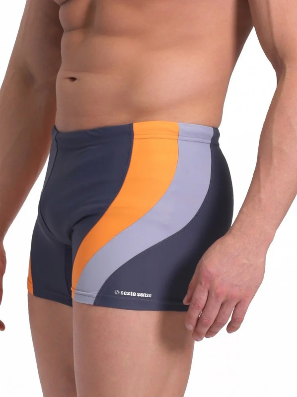 Plavecké boxerky Sesto Senso art.363 Maxi 3XL-4XL grafit 4XL