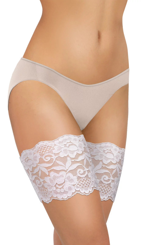 Pásky na stehna Thigh Bands krajka - Sesto Senso černá 60-65 cm