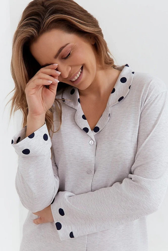 Košile Cana 148 long/r 2XL rozepínací melanžově šedá XXL