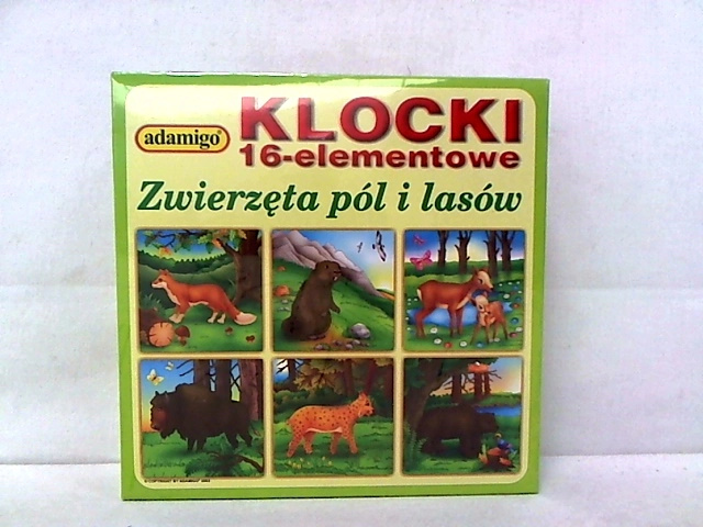 Adamigo obrázkové kostičky 16 dílků