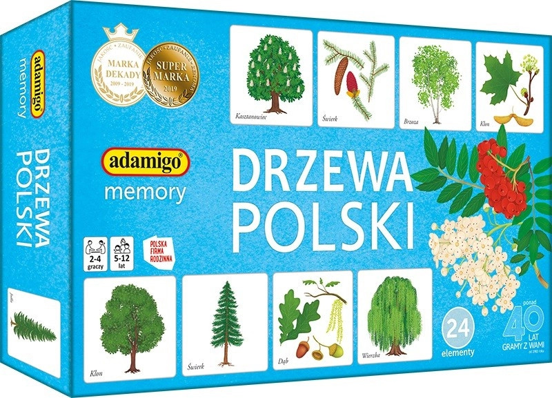 Paměťová hra - polské stromy