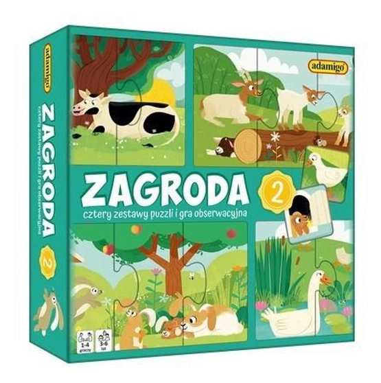 Pozorovací puzzle Farma 2 – edukativní hra pro nejmenší