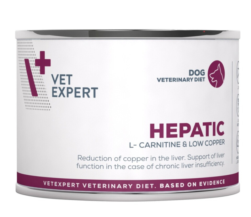 VetExpert VD 4T Hepatic Dog konzerva 400 g