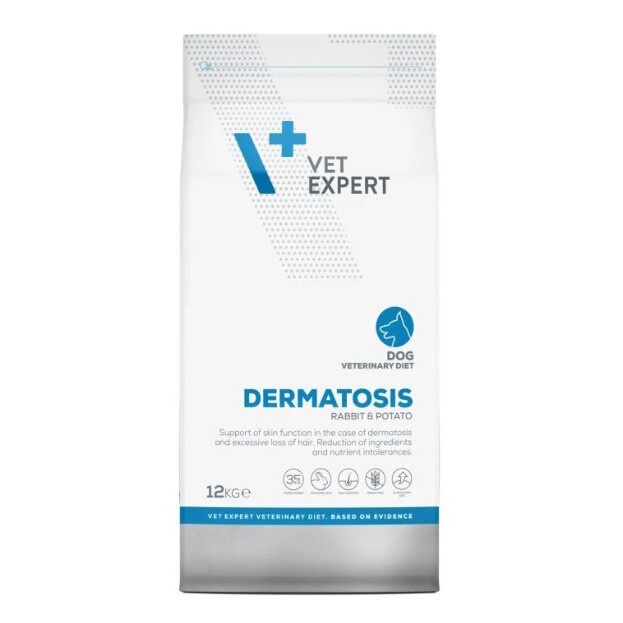 VetExpert VD 4T Dermatosis Dog Rabbit Potato 12 kg