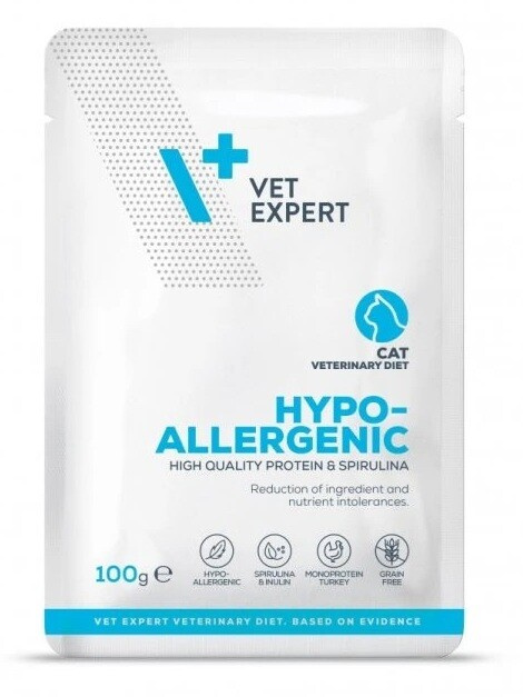 VetExpert VD 4T Hypoallergenic Cat kapsa  100g
