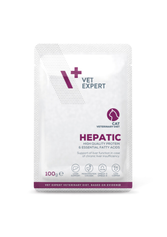VetExpert VD 4T Hepatic Cat kapsa  100g