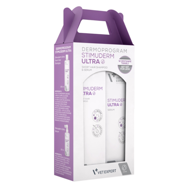 VetExpert Stimuderm Ultra Short Hair Dog DUOPACK DUOPACK