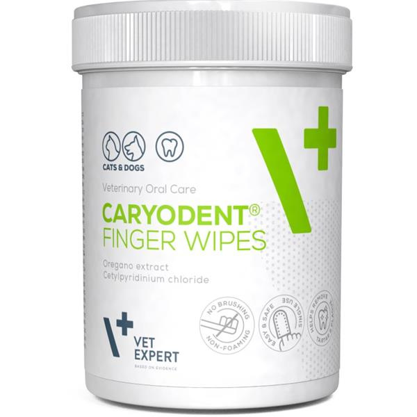 VetExpert caryodent finger wipes 50 ks 50 ks