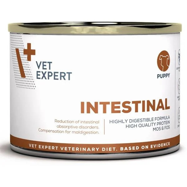 VetExpert VD 4T Intestinal Dog Puppy konzerva 200g
