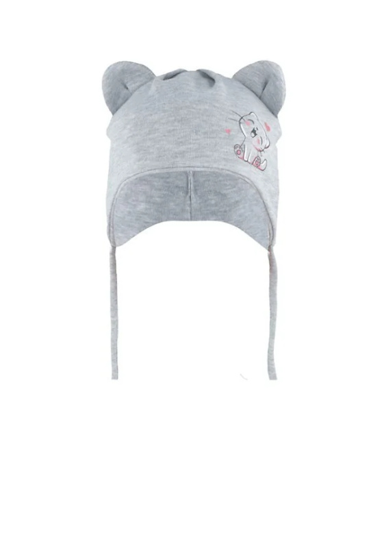 AJS 50-009 dětská čepice melanžově šedá 36-38 cm