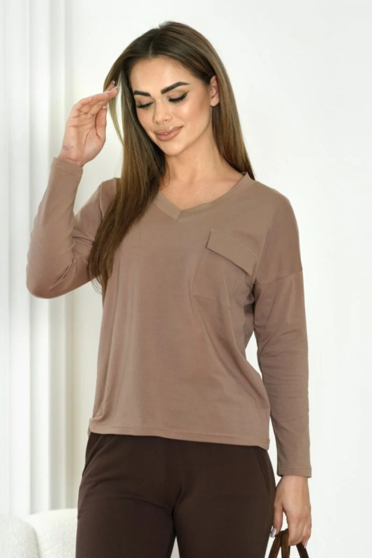 MONIQUE BLOUSE CAPPUCCINO 42