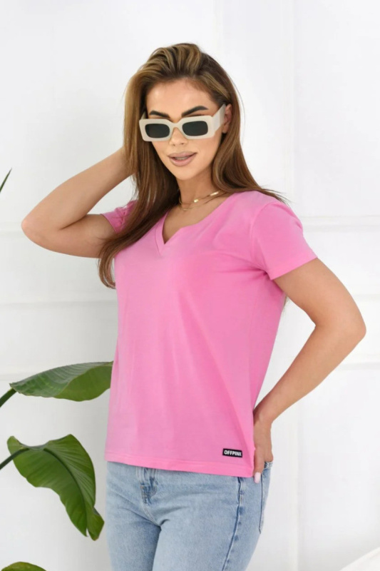 Dámská halenka s krátkým rukávem BARBIE PINK 42