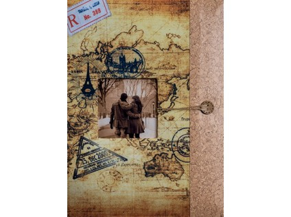 Fotoalbum KD-46100/2 Travel-6 1 hnědé, 10x15/100F