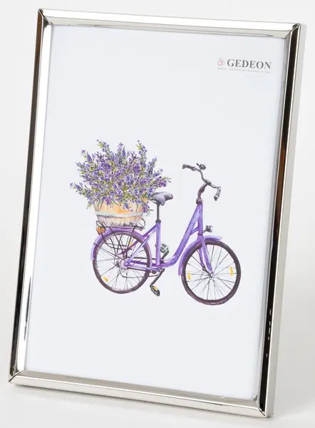 Fotorámeček kovový SSA13 13x18 cm - stříbrný