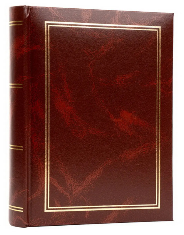 Fotoalbum B-57100S Vinyl 2 hnědé, 13x18/100F, popisové pole