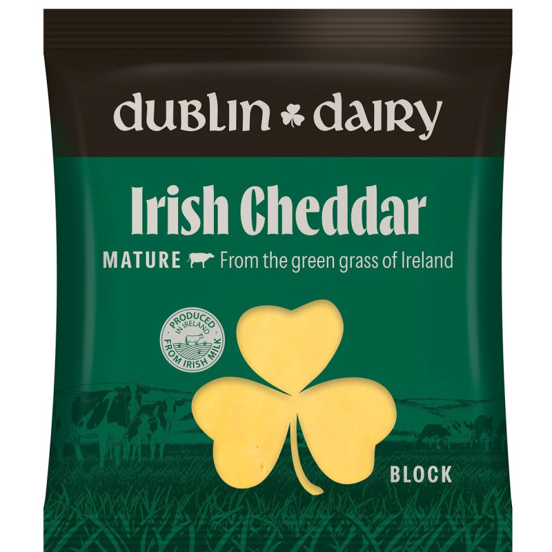 Dublin Dairy Irish Cheddar White Mature bloček